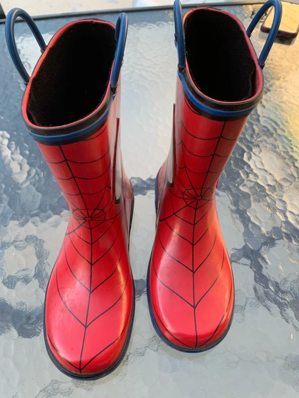 Kids Spider-Man Rain Boots size 2-3